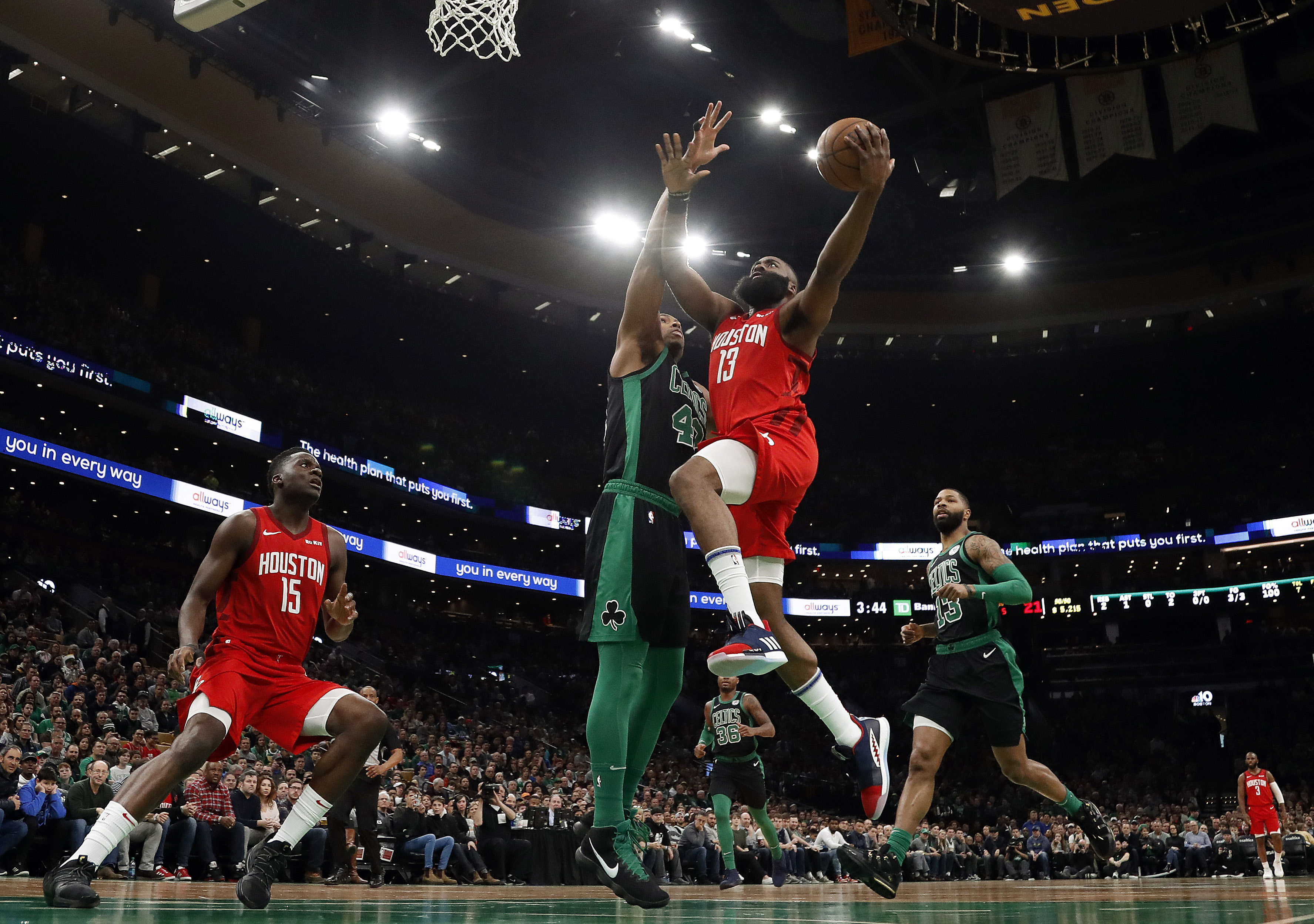 [图]爱德华兹39+5布朗空砍41+6+7 森林狼力克绿军